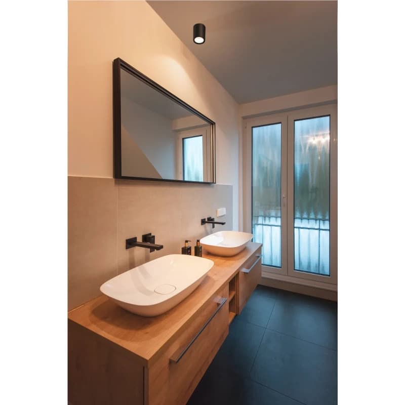 SLV LED Plafondlamp | 11W 2000K 780lm 920 | IP20 Dimbaar Zwart | OCULUS