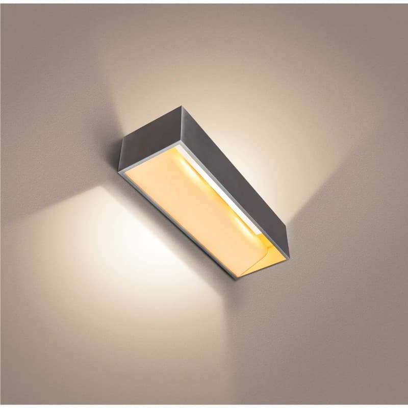 SLV LED Wandlamp | 18W 3000K 1600lm 930 | IP20 Dimbaar Wit | LOGS