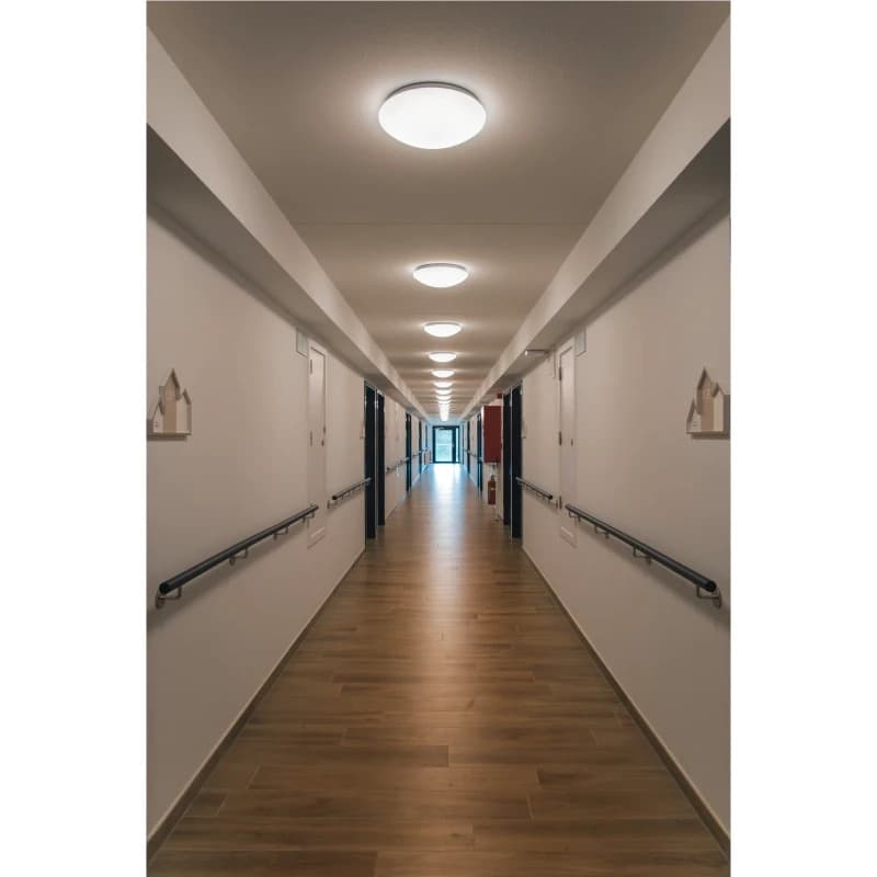 SLV LED Plafond- Wandlamp | 17.5W 3000K/4000K 2200lm 830/840 | IP44 Wit | LIPSY