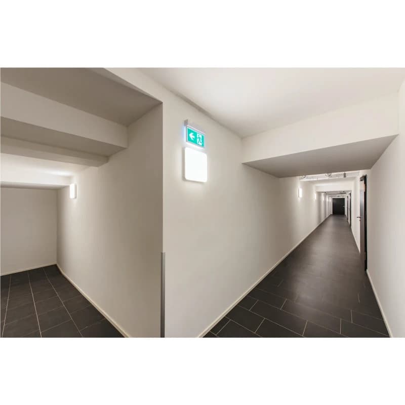 SLV LED Plafond- Wandlamp | 24W 3000K 2200lm 930 | IP44 Sensor Wit | SIMA