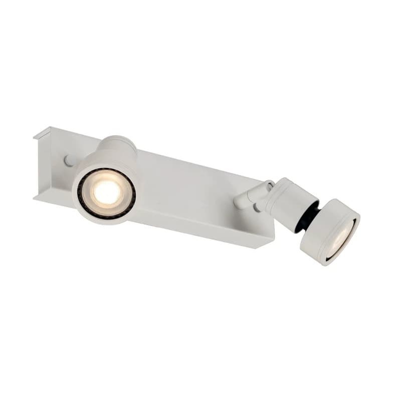 SLV LED Plafondlamp | 2X GU10 Max 50W  | IP20 Dimbaar Wit | PURI