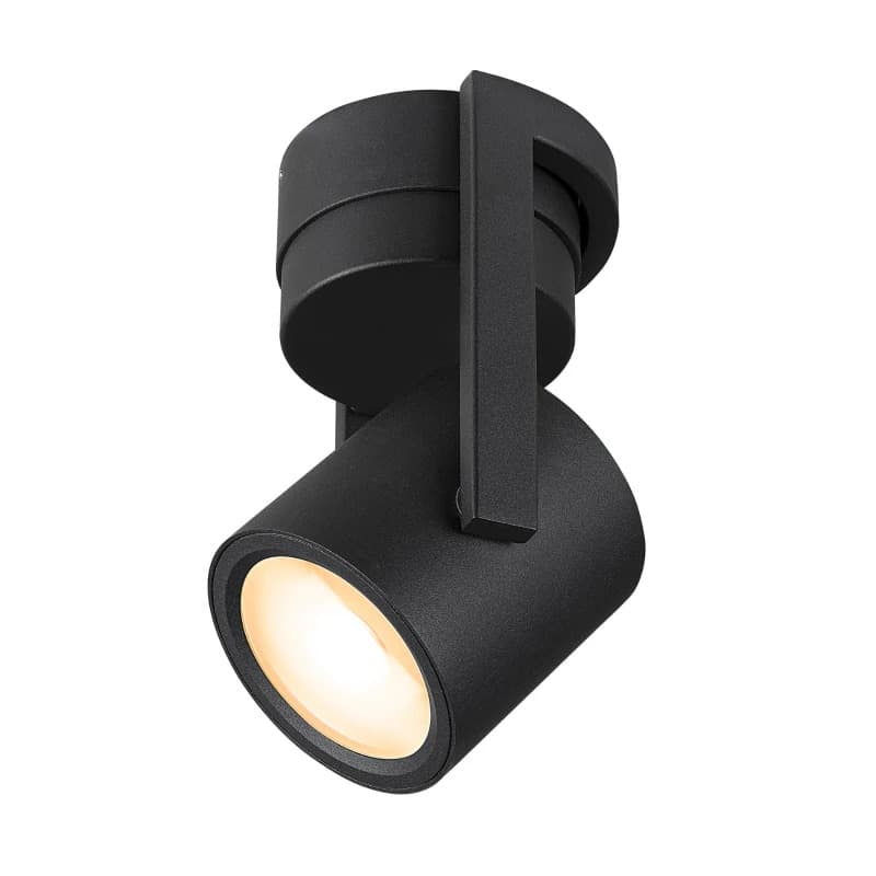 SLV LED Plafond- Wandlamp | 11W 2000K 780lm 920 | IP20 Dimbaar Zwart | OCULUS