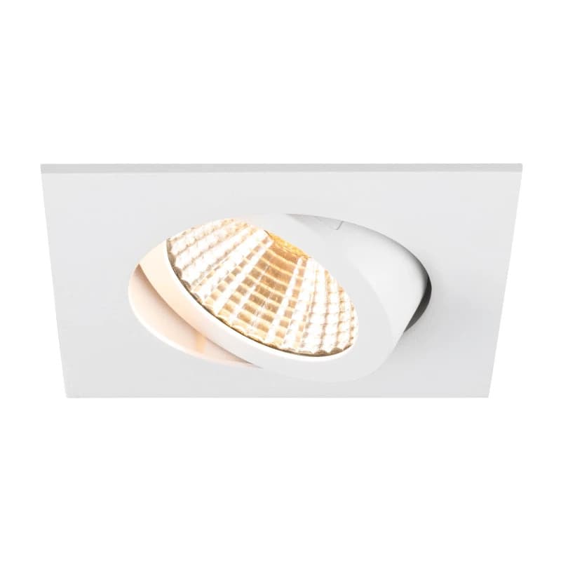 SLV LED Inbouwarmatuur Vierkant | 11W 1800K/3000K 700lm IP20 | NEW TRIA