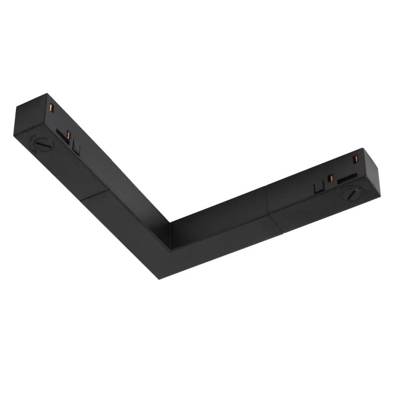 SLV Onderdeel | L-verbinder elektrisch 48V TRACK, zwart, DALI | 48V SYSTEM