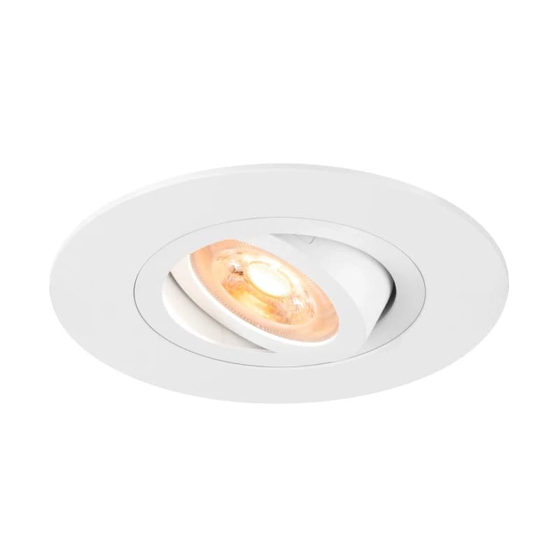 SLV LED InbouwarmatuurØ75mm | 1X GU10 Max 10W IP20 | Dimbaar | NEW TRIA