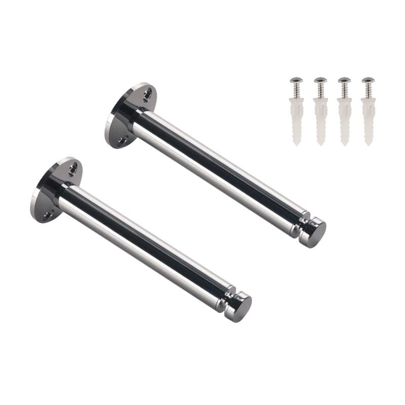 SLV Onderdeel | Omkering voor 12V draadsysteem | chroom | 2 stuks | 16 | 2cm | met uitspar