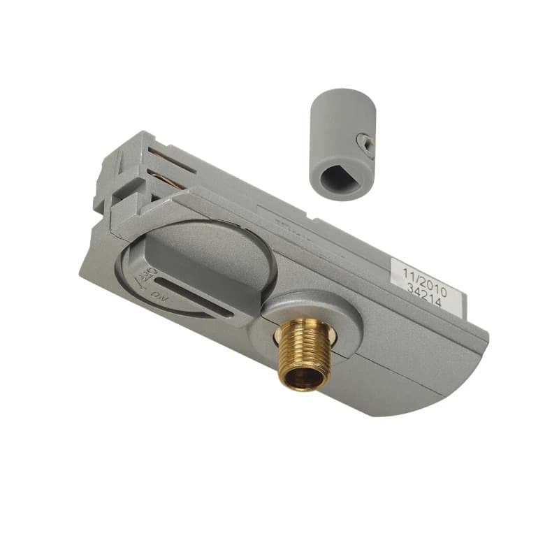 SLV Onderdeel | 1-fase-hanglampadapter zilvergrijs, incl. trekontlasting en draadeind | 1~ SYSTEM thumbnail 2