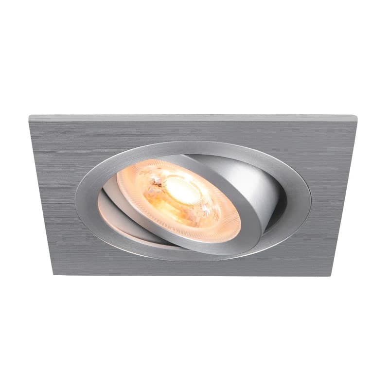 SLV LED Inbouwarmatuur Vierkant | 1X GU10 Max 10W IP20 | Dimbaar | NEW TRIA