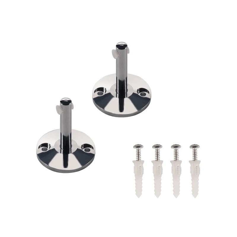 SLV Onderdeel | Omkering kort voor 12V draadsysteem | chroom | 2 stuks | 6cm