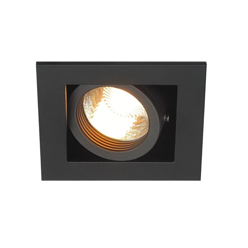 SLV LED Inbouwarmatuur Vierkant | 1X GU10 Max 50W IP20 | Dimbaar | KADUX