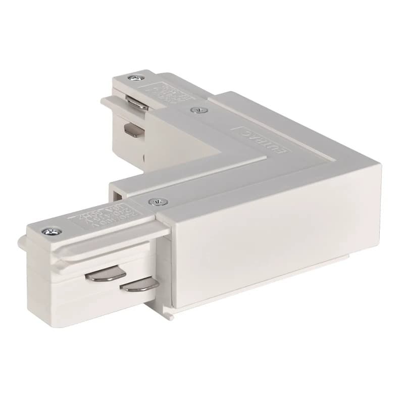 SLV Onderdeel | EUTRAC L-verbinder met voedingsmogelijkheid, aarde binnen, verkeerswit | EUTRAC SYSTEM thumbnail 2