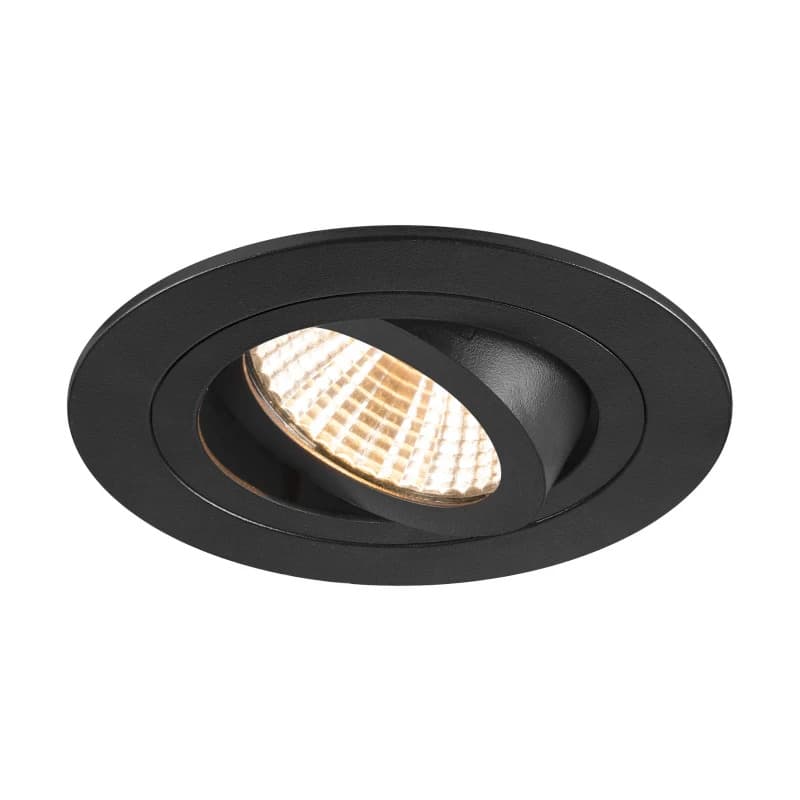 SLV LED InbouwarmatuurØ75mm | 8.3W 3000K 750lm 930 IP20 | Dimbaar | NEW TRIA