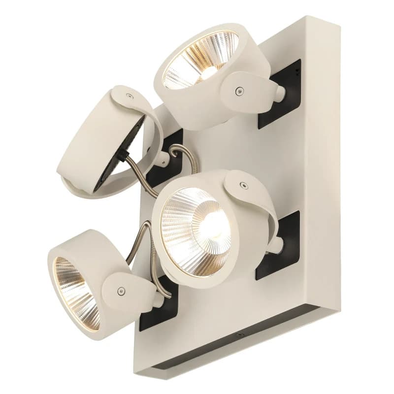 SLV LED Plafond- Wandlamp | 60W 3000K 4000lm 830 | IP20 Dimbaar Wit | KALU thumbnail 2