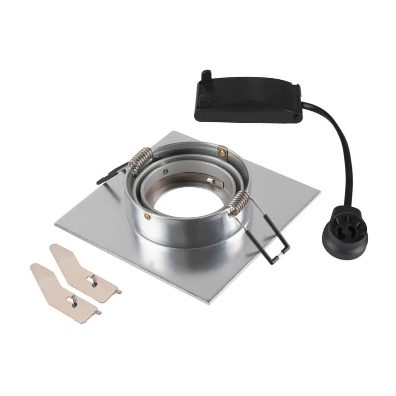 SLV LED Inbouwarmatuur Vierkant | 1X GU10 Max 10W IP20 | Dimbaar | NEW TRIA thumbnail 2