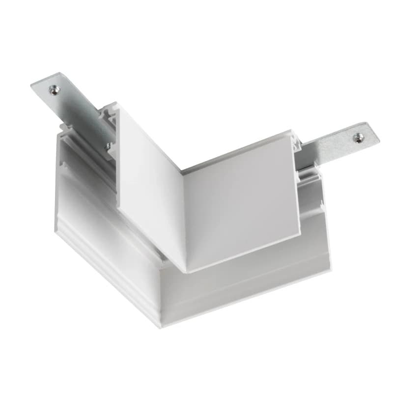 SLV Onderdeel | L-verbinder mechanisch | 48V TRACK | voor opbouwrail diep | rechts | wit