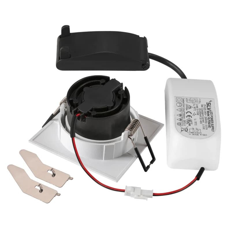 SLV LED Inbouwarmatuur Vierkant | 11W 1800K/3000K 700lm IP20 | NEW TRIA thumbnail 2