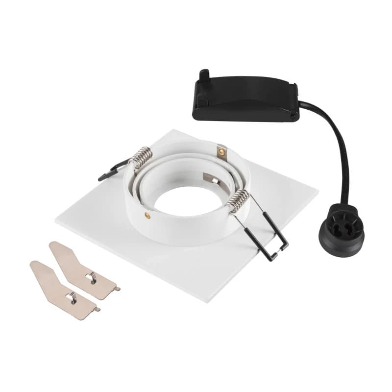 SLV LED Inbouwarmatuur Vierkant | 1X GU10 Max 10W IP20 | Dimbaar | NEW TRIA thumbnail 2