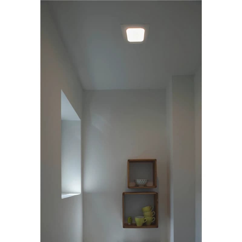 SLV LED Inbouwarmatuur Vierkant | 3000K 800lm 930 IP20 | SENSER thumbnail 2