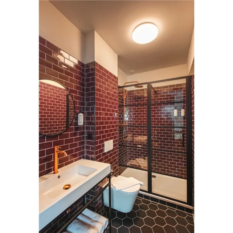 SLV LED Plafond- Wandlamp | 24W 3000K 2200lm 930 | IP44 Dimbaar Wit | SIMA thumbnail 2