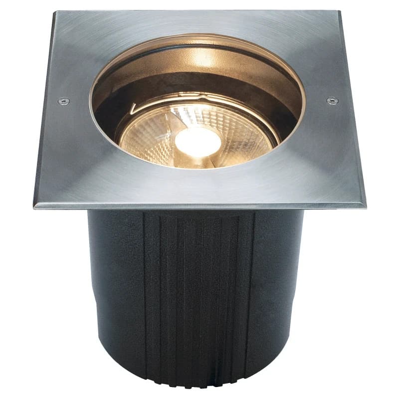 SLV LED Grondspot Vierkant | 1X GU10 Max 75W Dimbaar IP67 | DASAR