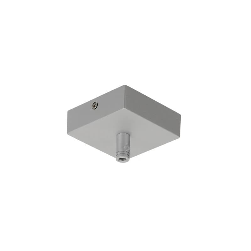 SLV Onderdeel | Plafondrozet GLENOS, zilver, 8 ,5x8,5x2,7 cm, met trekontlasting | GLENOS II