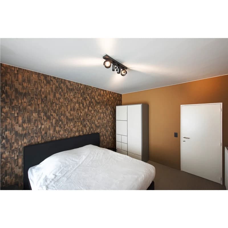 SLV LED Plafond- Wandlamp | 4X GU10 Max 75W  | IP20 Dimbaar Zwart | KALU