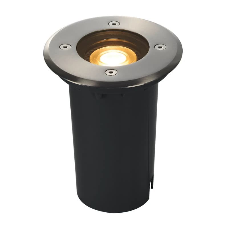 SLV LED GrondspotØ120mm | 1X GU10 Max 6W Dimbaar IP67 | SOLASTO