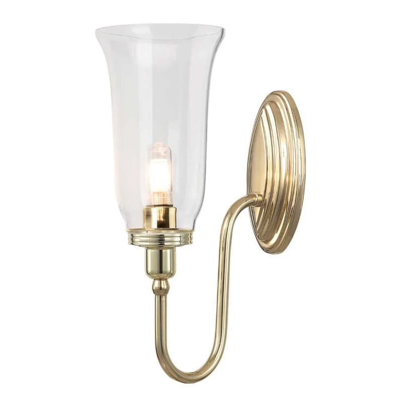 Elstead Lighting LED Badkamerarmatuur Blake | 3W 3000K 300Lm 830 | IP44 | Dimbaar | Polished Brass