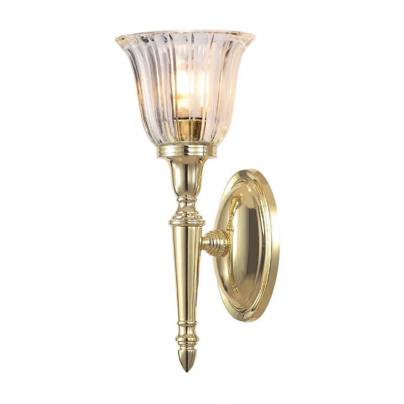 Elstead Lighting LED Badkamerarmatuur Dryden | 3W 3000K 300Lm 830 | IP44 | Dimbaar | Polished Brass