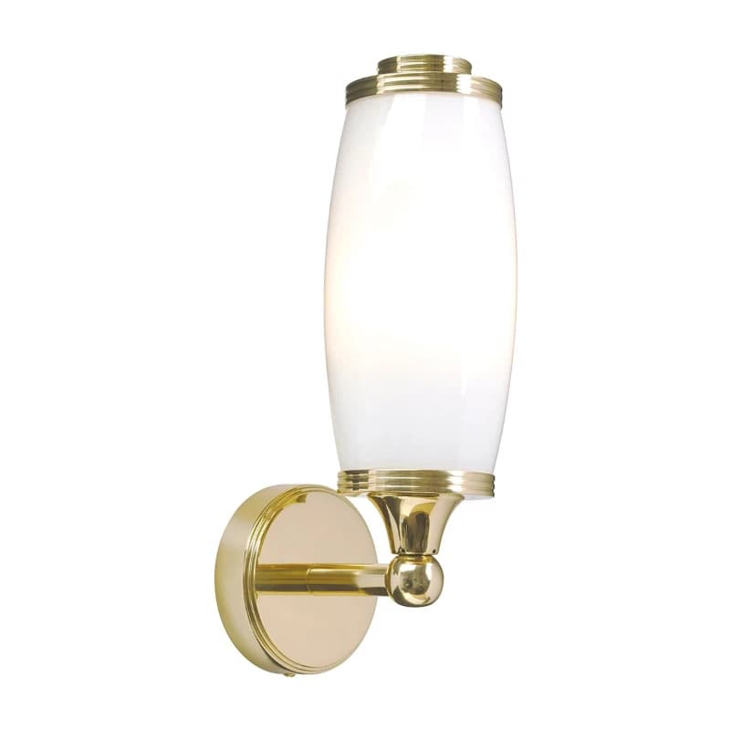 Elstead Lighting LED Badkamerarmatuur Eliot | 3W 3000K 300Lm 830 | IP44 | Dimbaar | Polished Brass