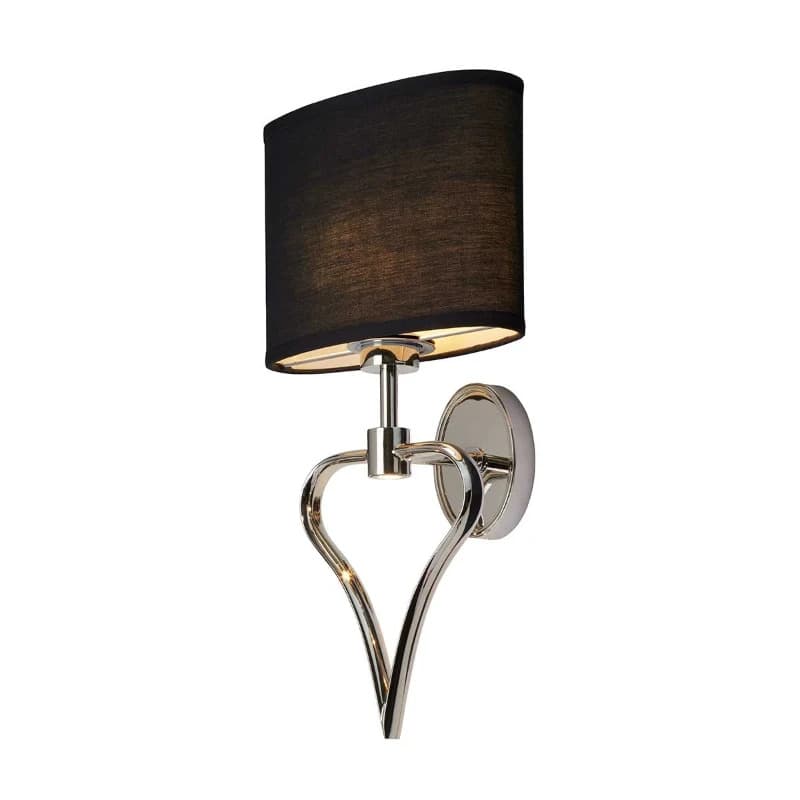 Elstead Lighting LED Badkamerarmatuur Falmouth | 3W 3000K 300Lm 830 | IP44 | Polished Chrome/ Black Shade