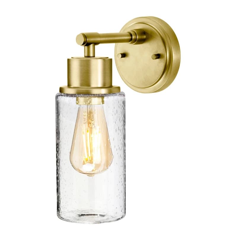 Elstead Lighting LED Badkamerarmatuur Morvah | 1X E27 Max 60W | IP44 | Brushed Brass