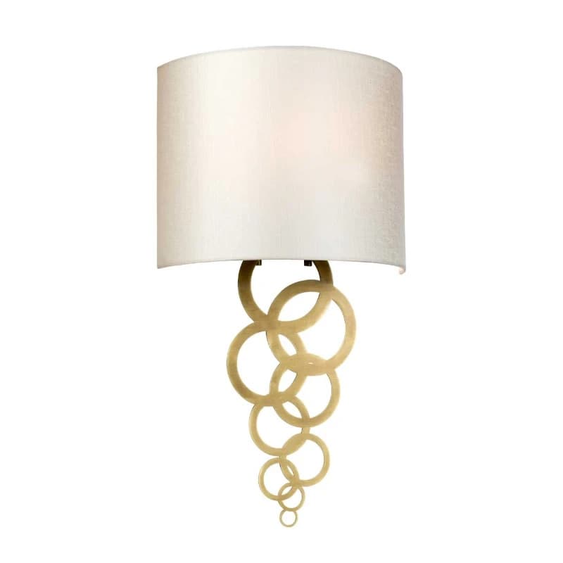 Elstead Lighting LED Wandlamp Curtis | 1X E27 Max 60W | Aged Brass