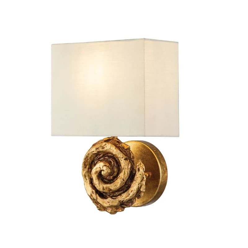 Flambeau LED Wandlamp Swirl | 1X E27 Max 60W | Gold Leaf