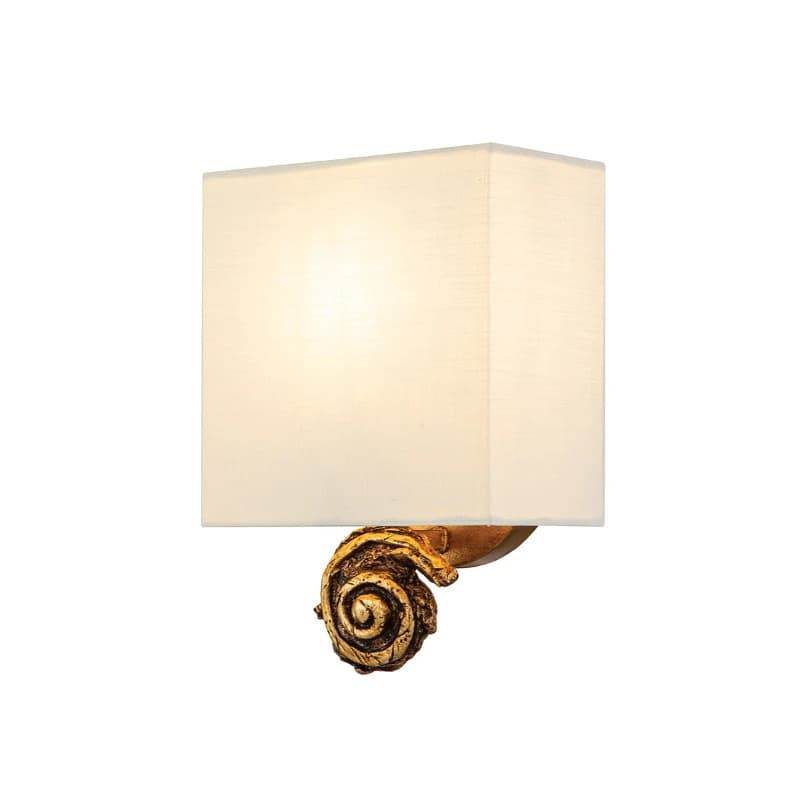 Flambeau LED Wandlamp Swirl | 1X E27 Max 60W | Gold Leaf