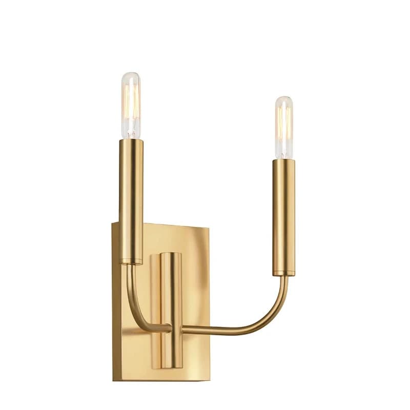 Feiss LED Wandlamp Brianna | 2X E14 Max 60W | Burnished Brass thumbnail 2
