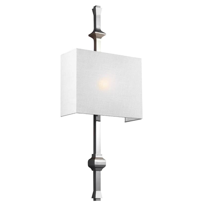 Feiss LED Wandlamp Teva | 1X E27 Max 60W | Polished Nickel