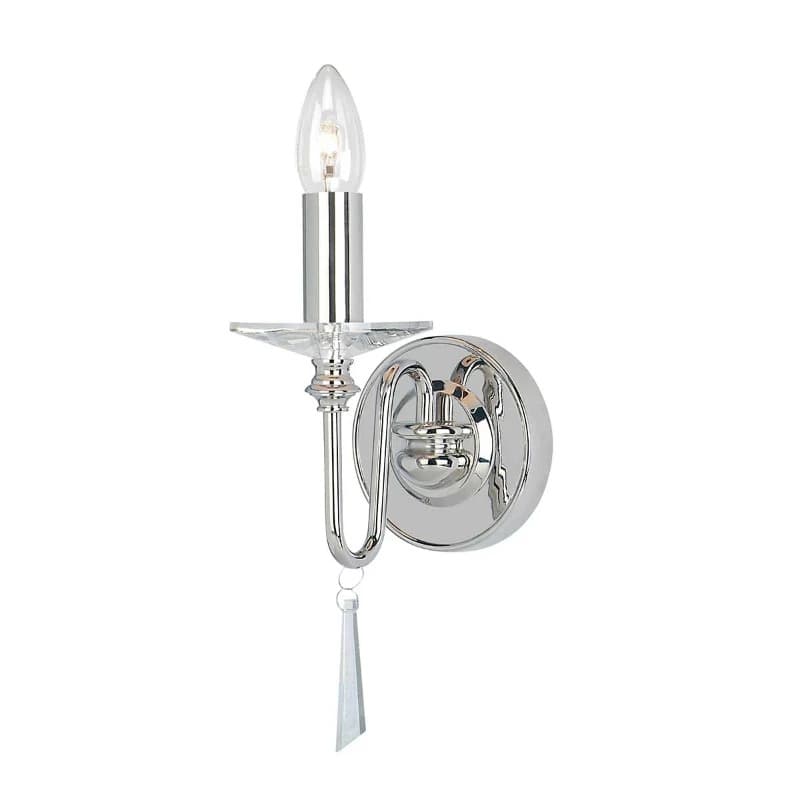 Elstead Lighting LED Wandlamp Finsbury Park | 1X E14 Max 60W | Polished Nickel