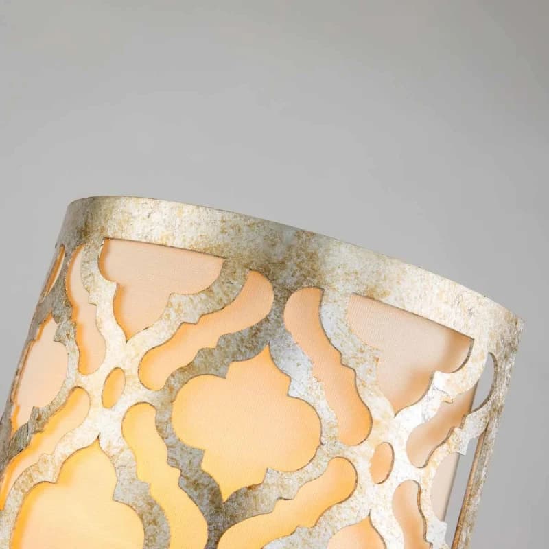Gilded Nola LED Wandlamp Arabella | 1X E27 Max 60W | Distressed Gold, Ivory Shade thumbnail 2