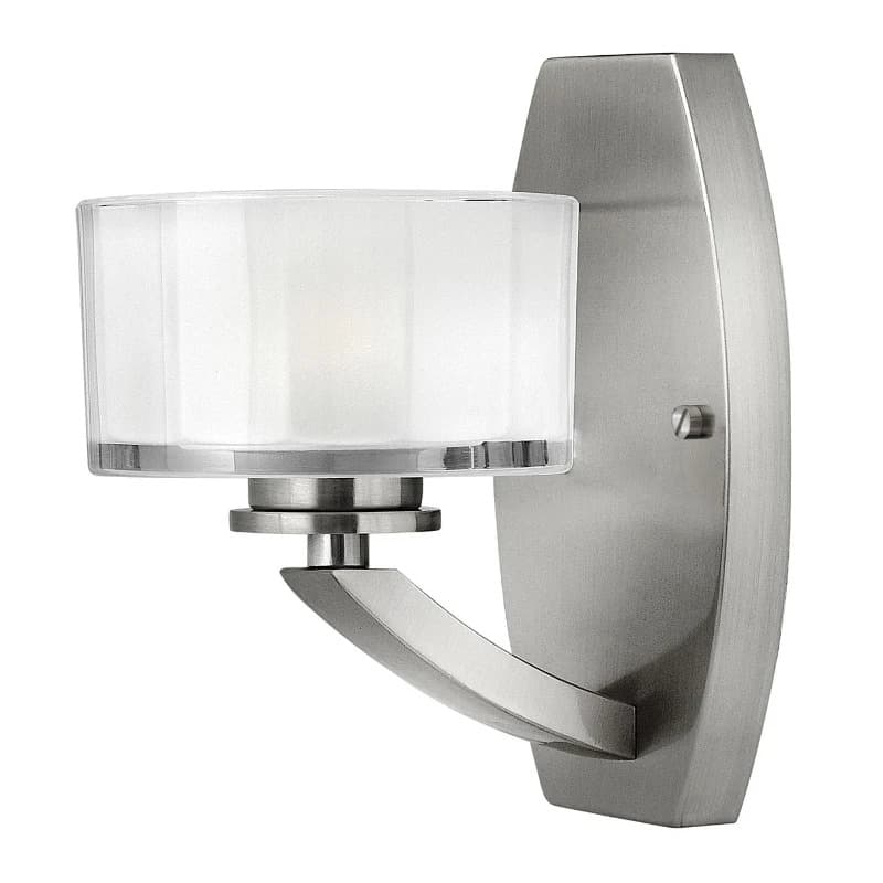 Hinkley LED Wandlamp Meridian | 3W 3000K 300Lm 830 | Dimbaar | Brushed Nickel