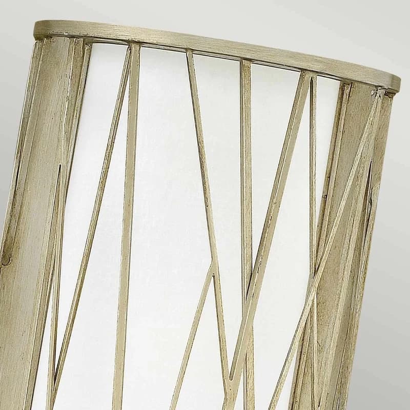 Hinkley LED Wandlamp Nest | 1X E27 Max 60W | Silver Leaf thumbnail 2