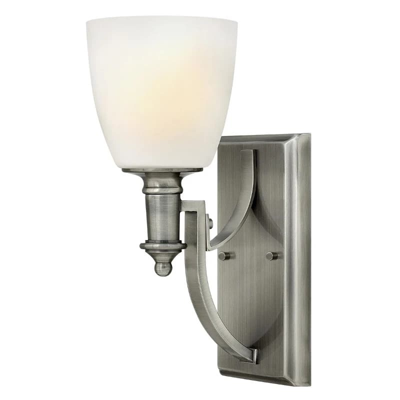 Hinkley LED Wandlamp Truman | 1X E27 Max 60W | Antique Nickel