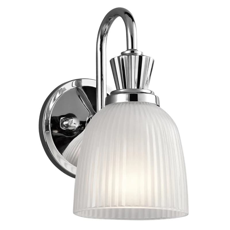 Kichler LED Badkamerarmatuur Cora | 3W 3000K 300Lm 830 | IP44 | Dimbaar | Polished Chrome