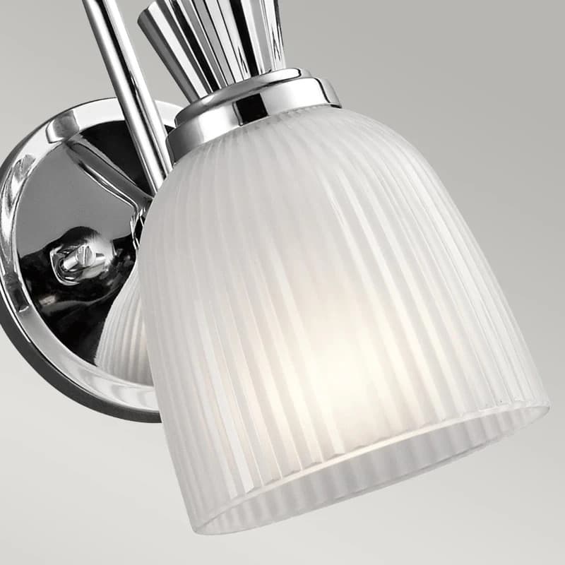 Kichler LED Badkamerarmatuur Cora | 3W 3000K 300Lm 830 | IP44 | Dimbaar | Polished Chrome thumbnail 2