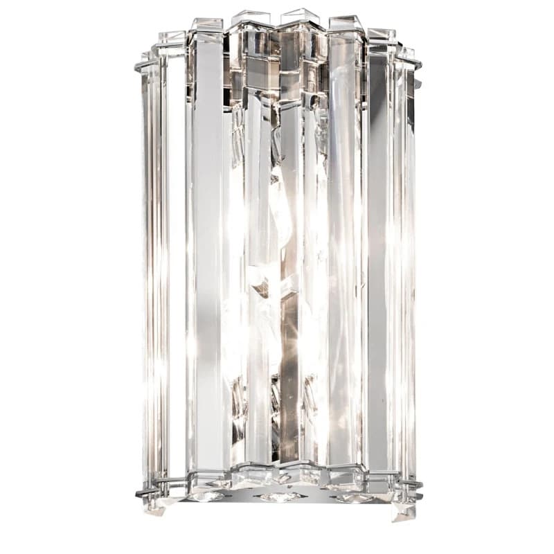Kichler LED Wandlamp Crystal Skye | 3W 3000K 300Lm 830 | IP44 | Dimbaar | Chrome