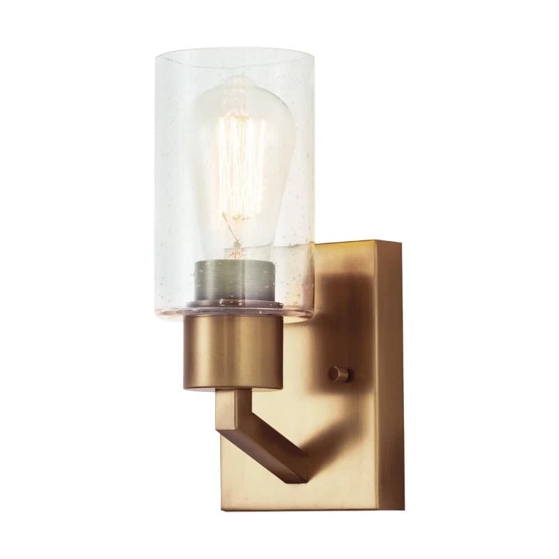 Kichler LED Wandlamp Deryn | 1X E27 Max 60W | Natural Brass