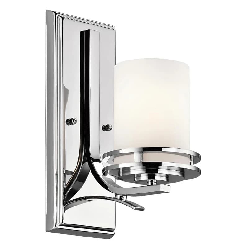 Kichler LED Badkamerarmatuur Hendrik | 3W 3000K 300Lm 830 | IP44 | Dimbaar | Polished Chrome