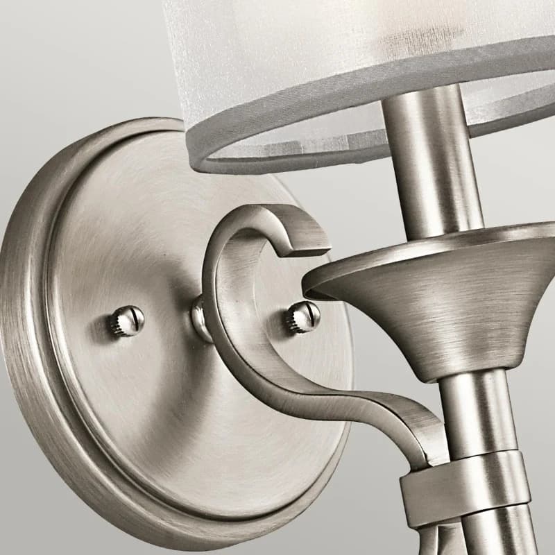 Kichler LED Wandlamp Lacey | 1X E14 Max 40W | Antique Pewter thumbnail 2