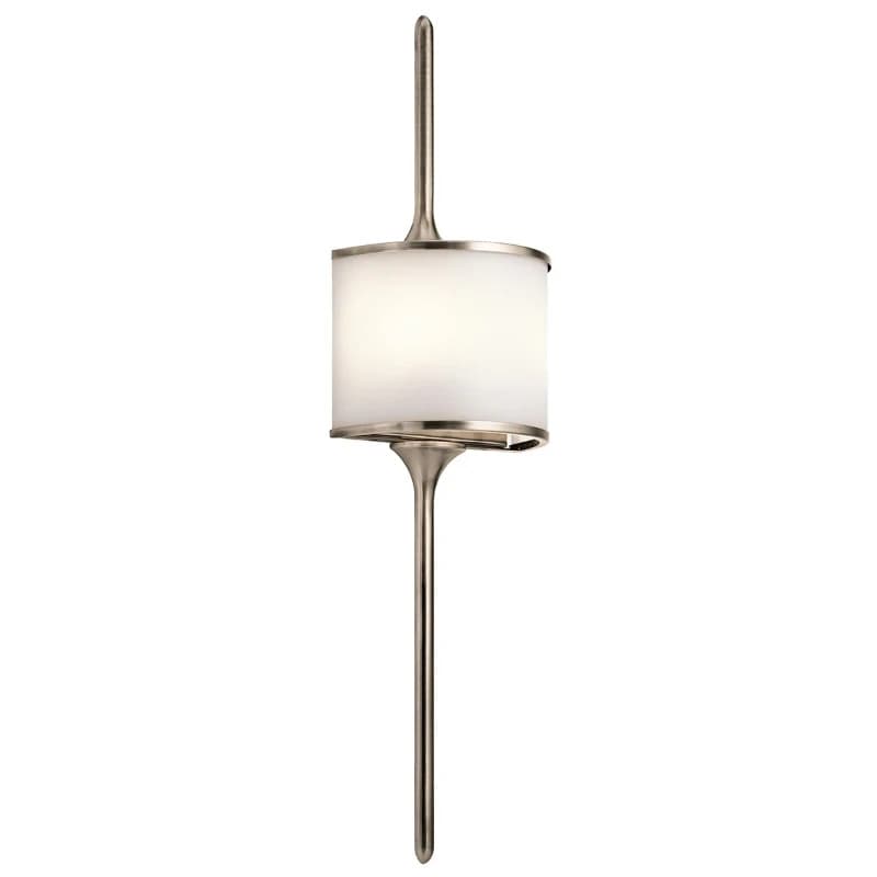 Kichler LED Wandlamp Mona | 3W 3000K 300Lm 830 | IP44 | Dimbaar | Classic Pewter