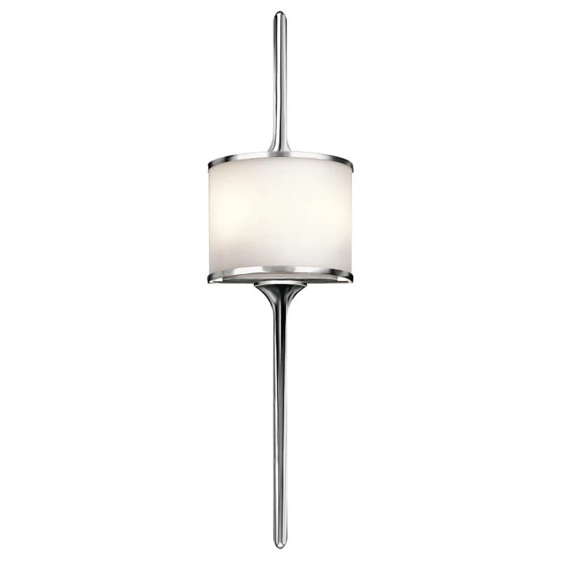 Kichler LED Wandlamp Mona | 3W 3000K 300Lm 830 | IP44 | Dimbaar | Polished Chrome
